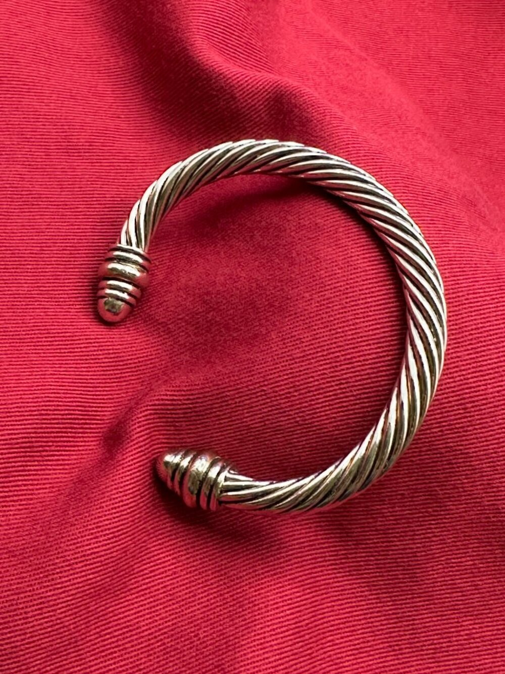 Twisted Cable Cuff Bracelet